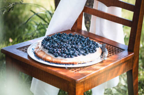 Blaubeerkuchen mit Vanillepudding Rezept